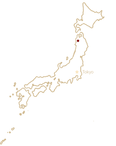 Ama no To marked on a map of Japan