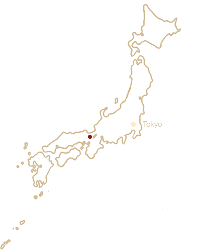 Bushido marked on a map of Japan