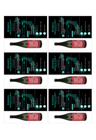 Origin of Purity Namazake Shelf Talker