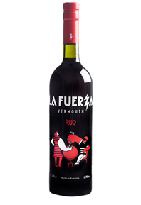La Fuerza Rojo Vermouth Bottle Shot