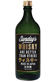 Sunday's Whisky Bottle Shot