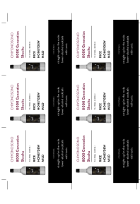 8000 Generations Shochu Shelf Talker